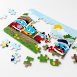 Puzzle dla dzieci Autobusiaki